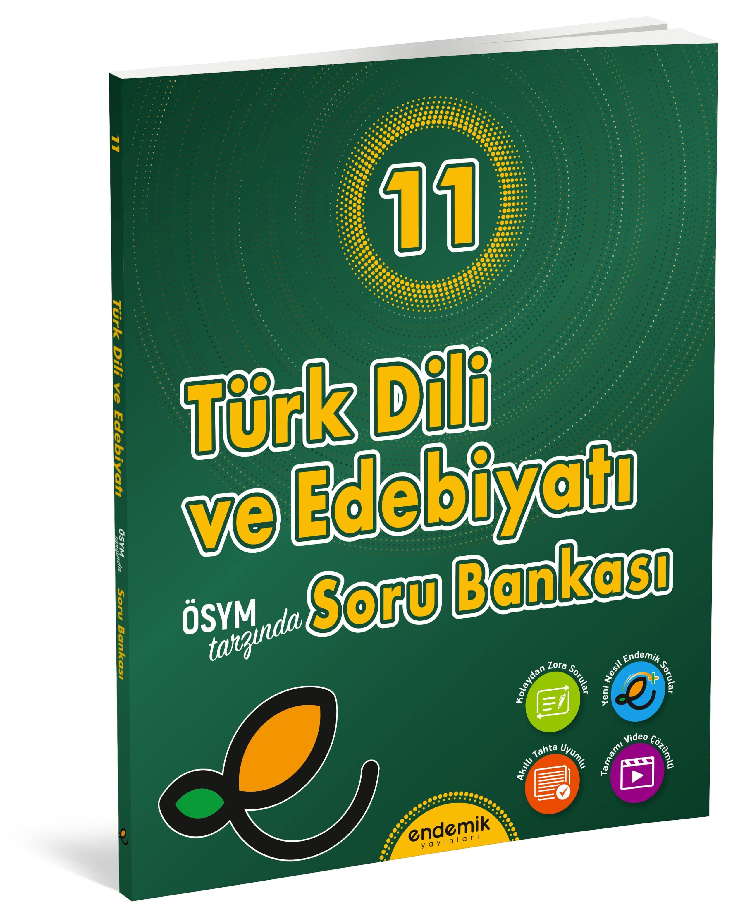 Endemik Yayınları 11.Sınıf Türk Dili ve Edebiyatı Soru Bankası